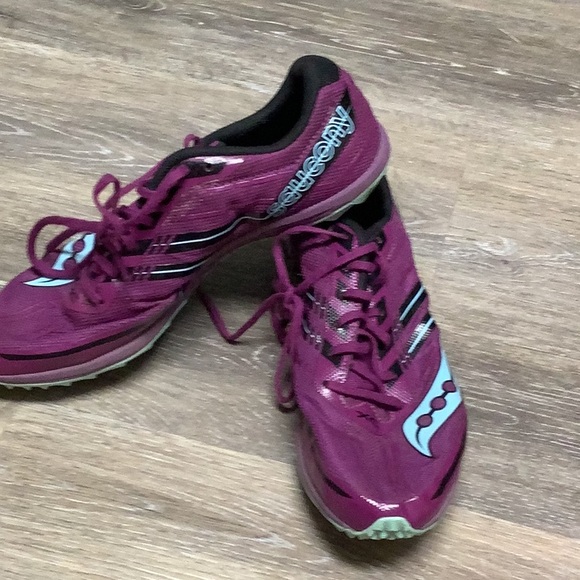 Saucony Shoes - Saucony Purple XC Running Shoes women 7.5